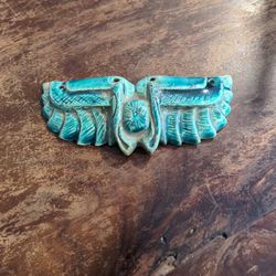 Grand Tour Era Egyptian Winged Scarab Pectoral Amulet