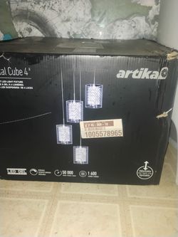 Crystal cube 4 lighting, by artica