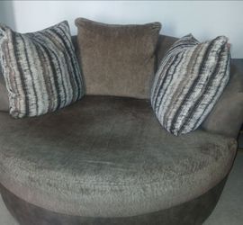 Ashley furniture swivel sofa