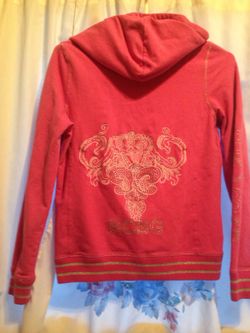 BCBG MAXAZRIA pink hoodie jacket