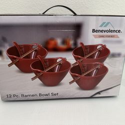 Benevolence 12 pc Bowl Set Brand New 