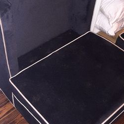 Modern Black and White Oversize Chairs