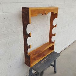 Wood Wall Hanging Rifle Rack / Gun Rack - $20