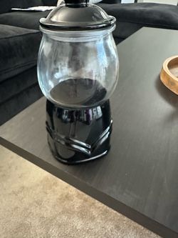 Black gumball/candy machine jar
