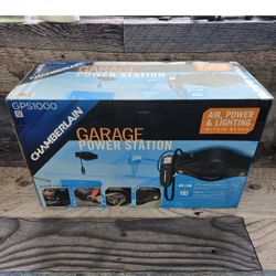 Chamberlain GPS1000 Air Power and Lighting Garage Power Station Black Power Air Abs Lighting 