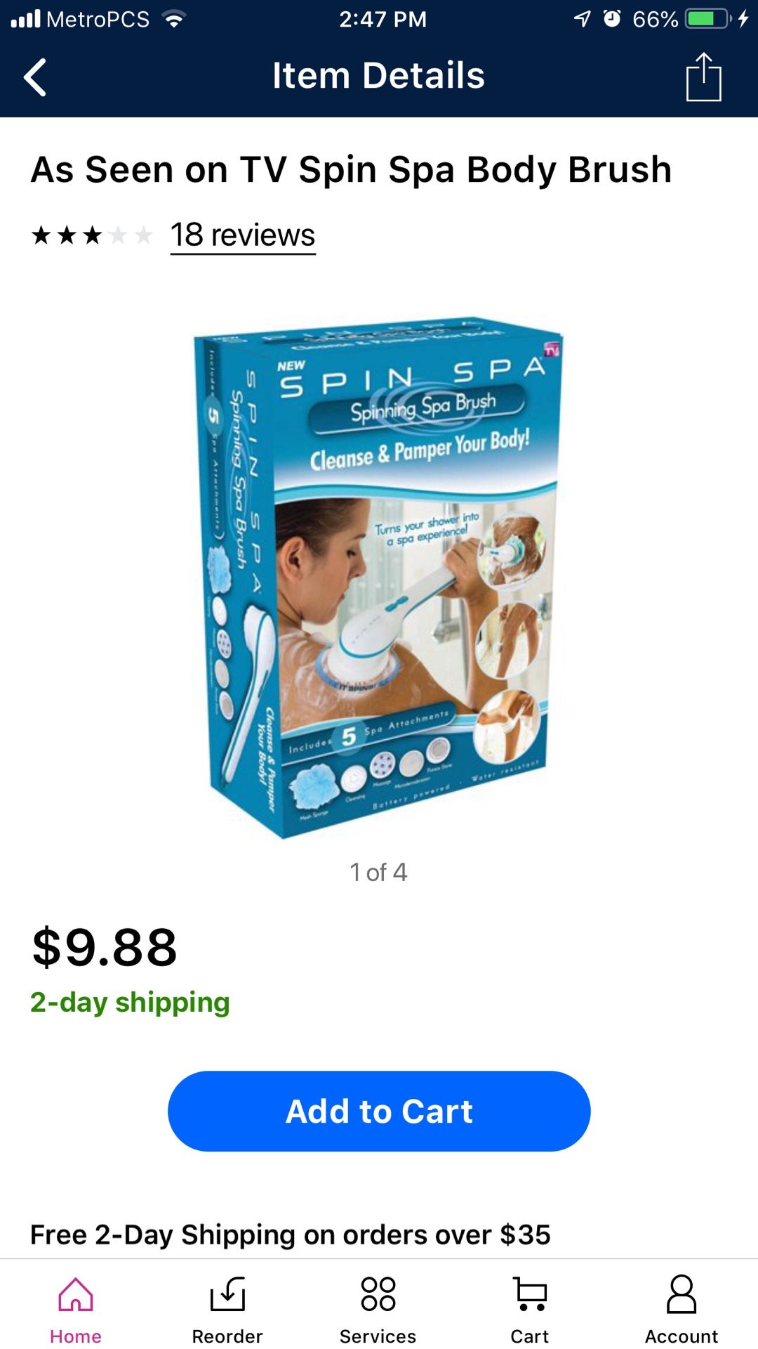 Spin spa new in box