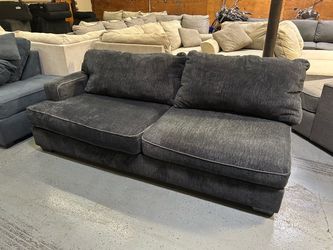 Dark Grey Oversized Sectional Piece (Delivery Available)