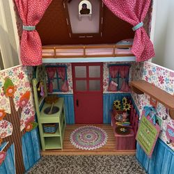 American Girl Wellie Wishers Playhouse Dollhouse