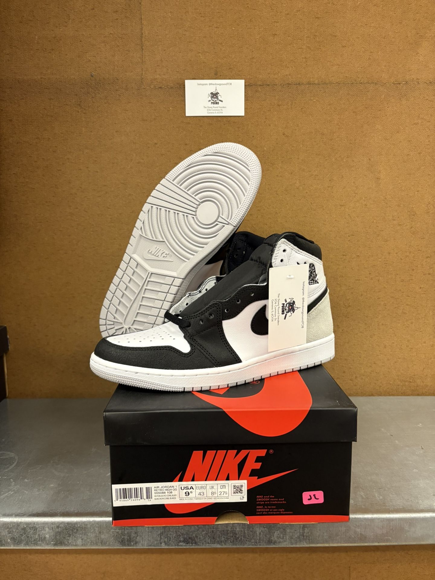 9.5 - Air Jordan 1 Bleached Coral