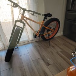 Orange Fat Tire Bike