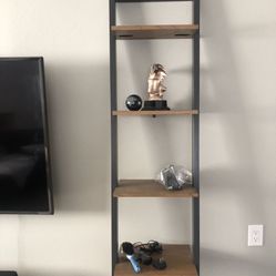 Pair of 6-tier book shelf
