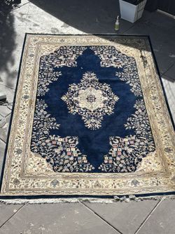 Wool Hand Woven Antique Rug 15x10