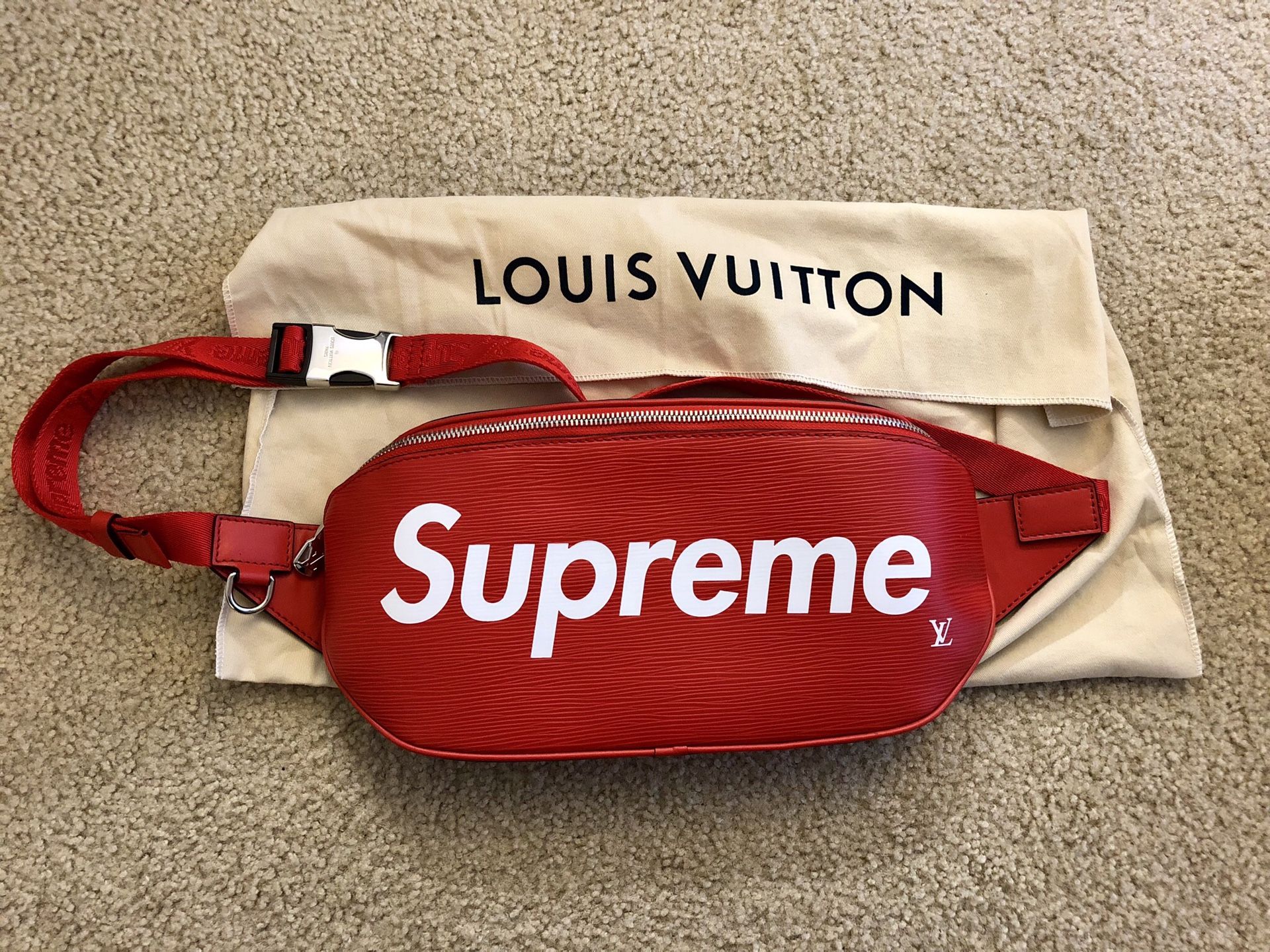 Louis Vuitton X Supreme Bumbag Available For Immediate Sale At