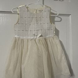 2t Girl Cream Dress