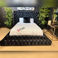 new queen  / eastern king size bed frame  -  Matterss Sold Separately 