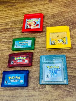 More Pokemon Games - Prices Vary - Fresh Batteries - Welcome to Test - GBA - GBC - Prices Below 👇