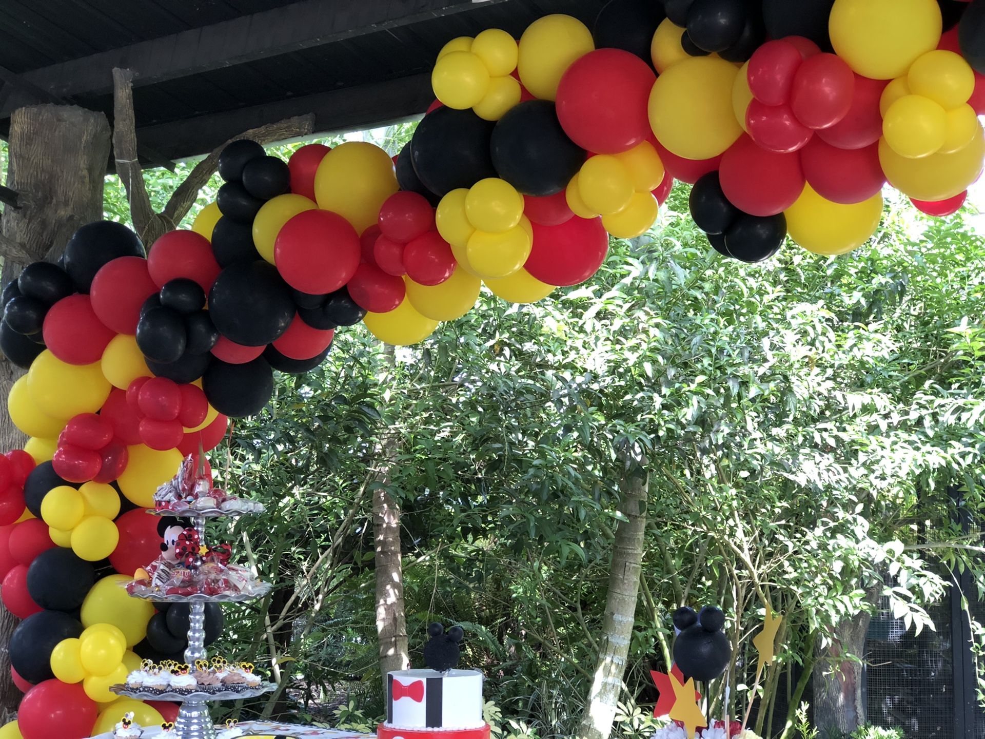 Balloons Garland Mickey