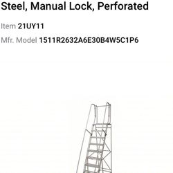 Warehouse Ladder, 4 Available NOT FREE 