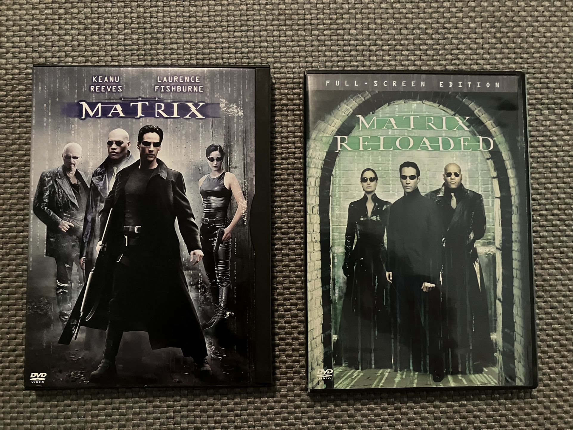 Matrix And Matrix Reloaded DVDs