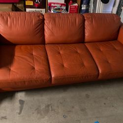 Leather Couch 