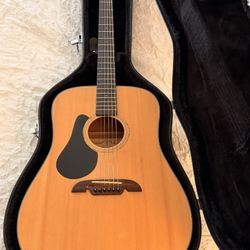 Alvarez RD20SL Left‑Handed Acoustic Guitar – Good Condition + Case 