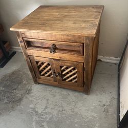 Mid-20th Century Spanish Revival Style Nightstand