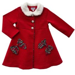 4T Toddler Girls Blueberi Boulevard Faux Fur Coat