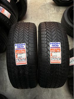 2 Bridgestone Used Tires 235/55/18
