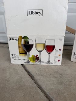 Libbey 12 piece wine tasting set