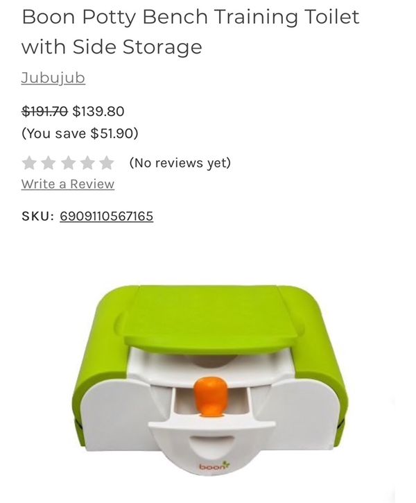 Training Potty Bench Toilet Training With Side Storage For Sale In