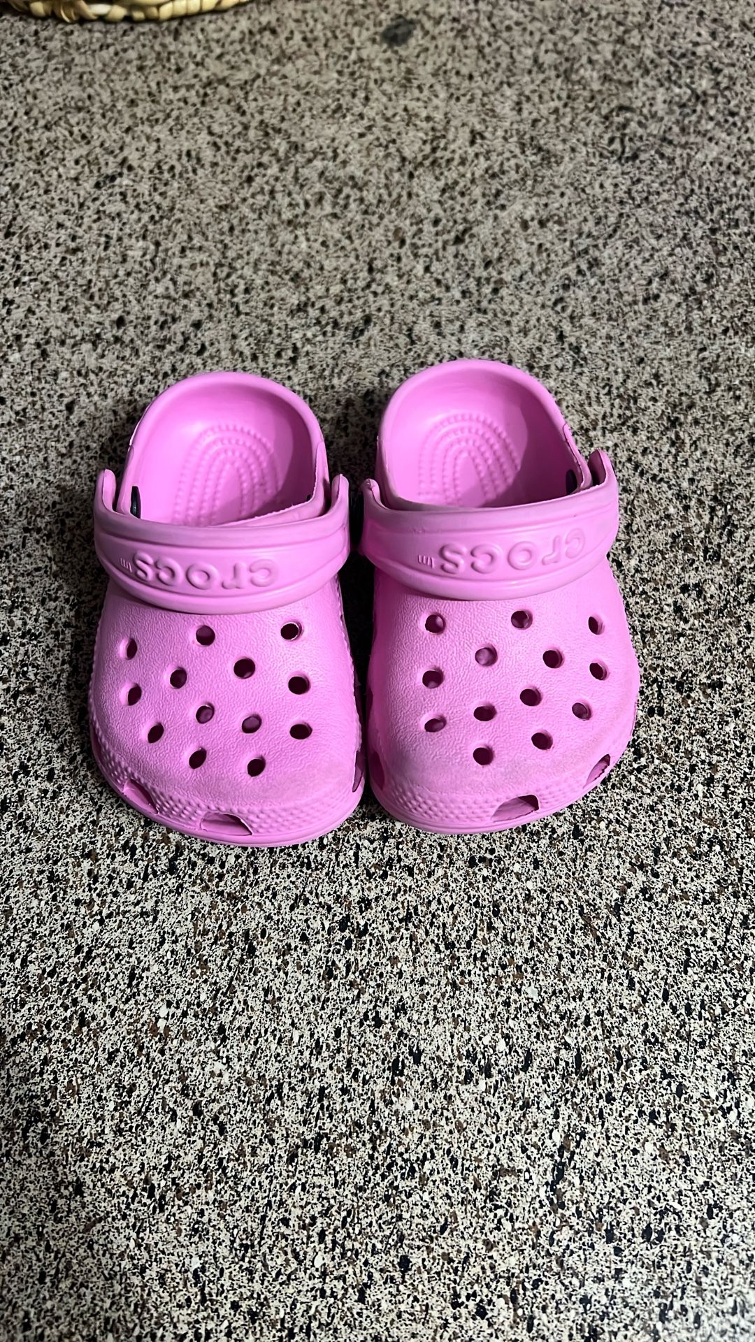 Pink Baby Crocs Size 2/3