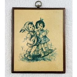 (VTG) 1970s Stapco NY Wooden Wall Art Decor