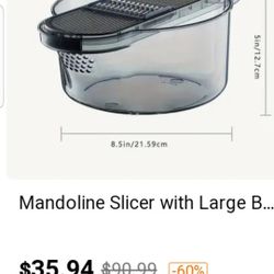 Slicer With Bowl And Extra Blades 