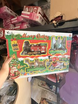 Christmas Train Battery Operated $25 