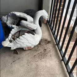 Out Outside Porch Ducks Great For Planting Flowers