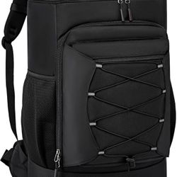 Asenlin Travel Backpack for Women Men,40L Extra Large Hiking Backpack 17 Inch Carry on Backpack Water Resistant for Casual Daypack Gym Backpack-Black 