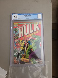 The Incredible Hulk comic book graded 7.0