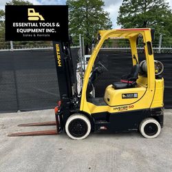 2018 Hyster S50FT 5,000lb Propane 3 Stage Mast PSI 2.4L Forklift - 14095 Hours