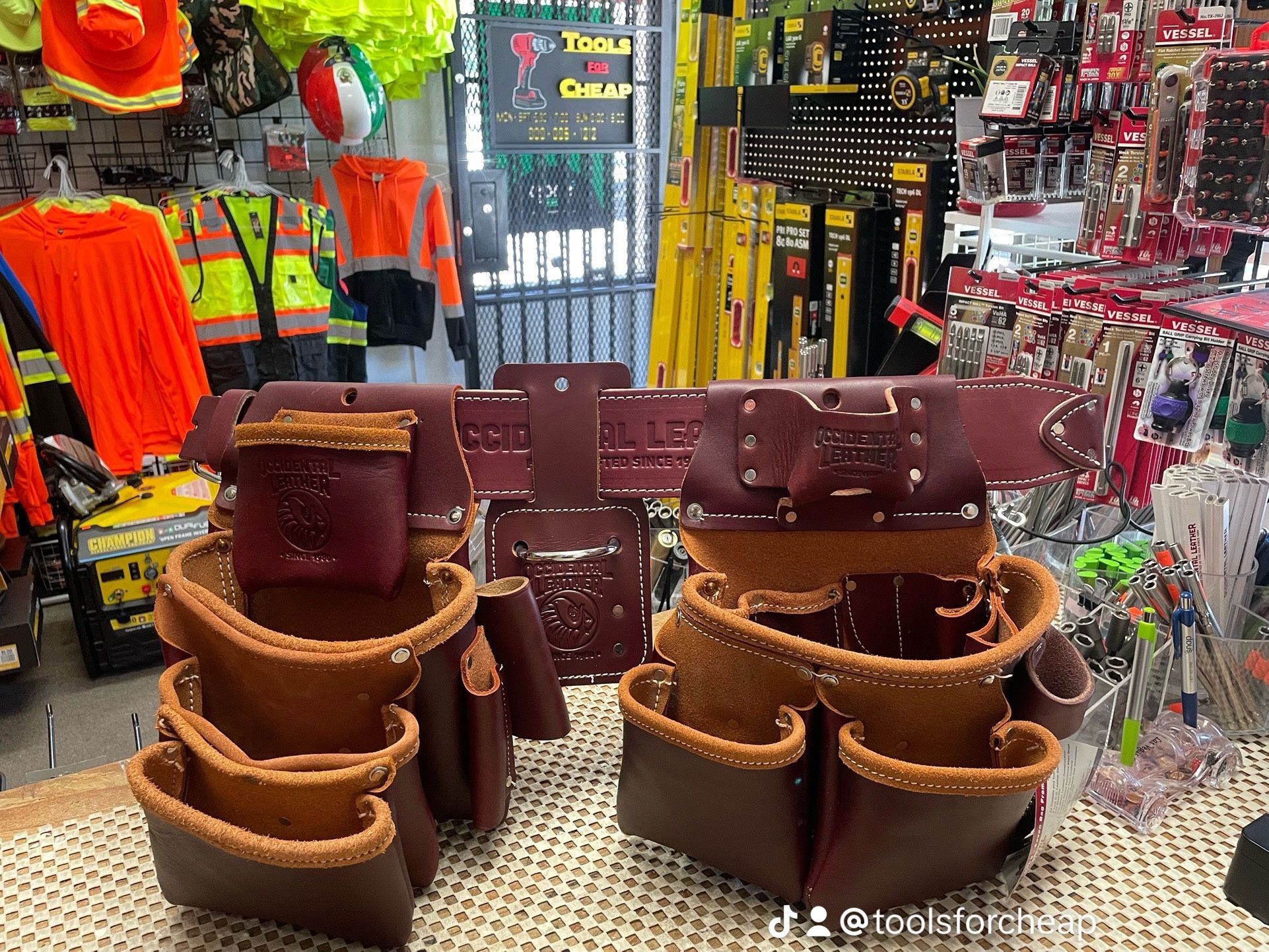 Occidental leather Seven Bag Framer Tool Belt Setup. $390