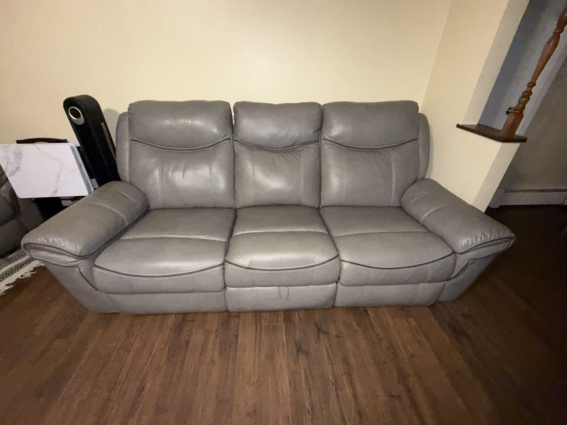 Raymour & Flanigan Reclining Sofa & Gliding Love Seat Ross Living Room Set