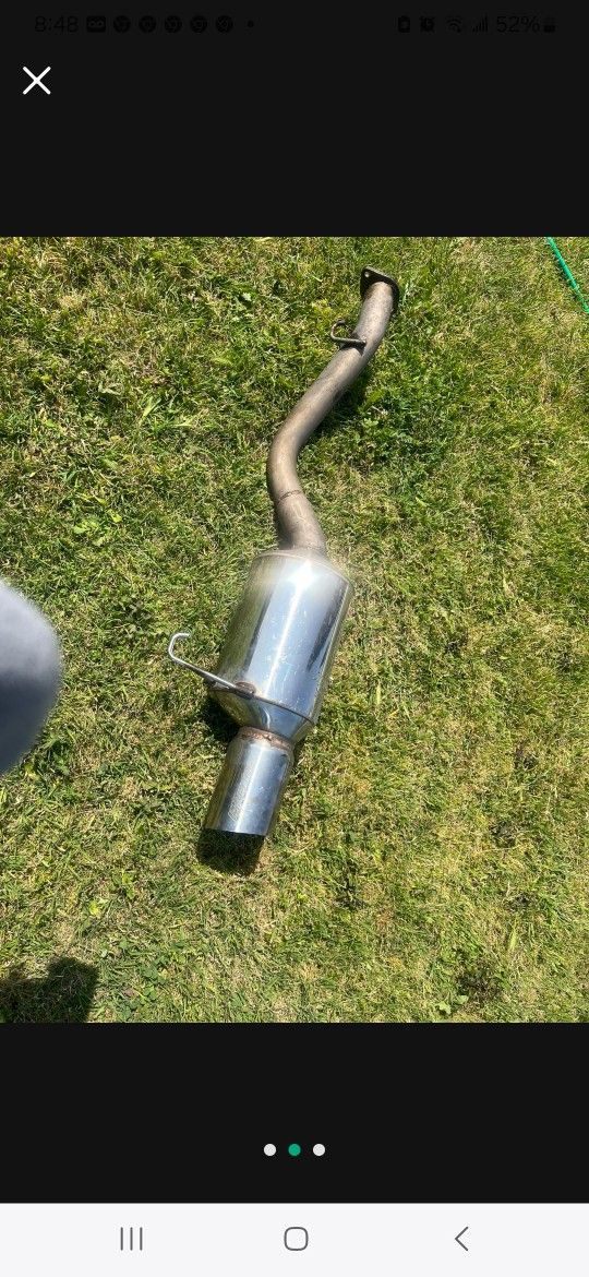 Old School Greddy Exhaust Axle Back For Honda Civic Eg Ek9 Hatchback Dc2 Integra 2door Coupe