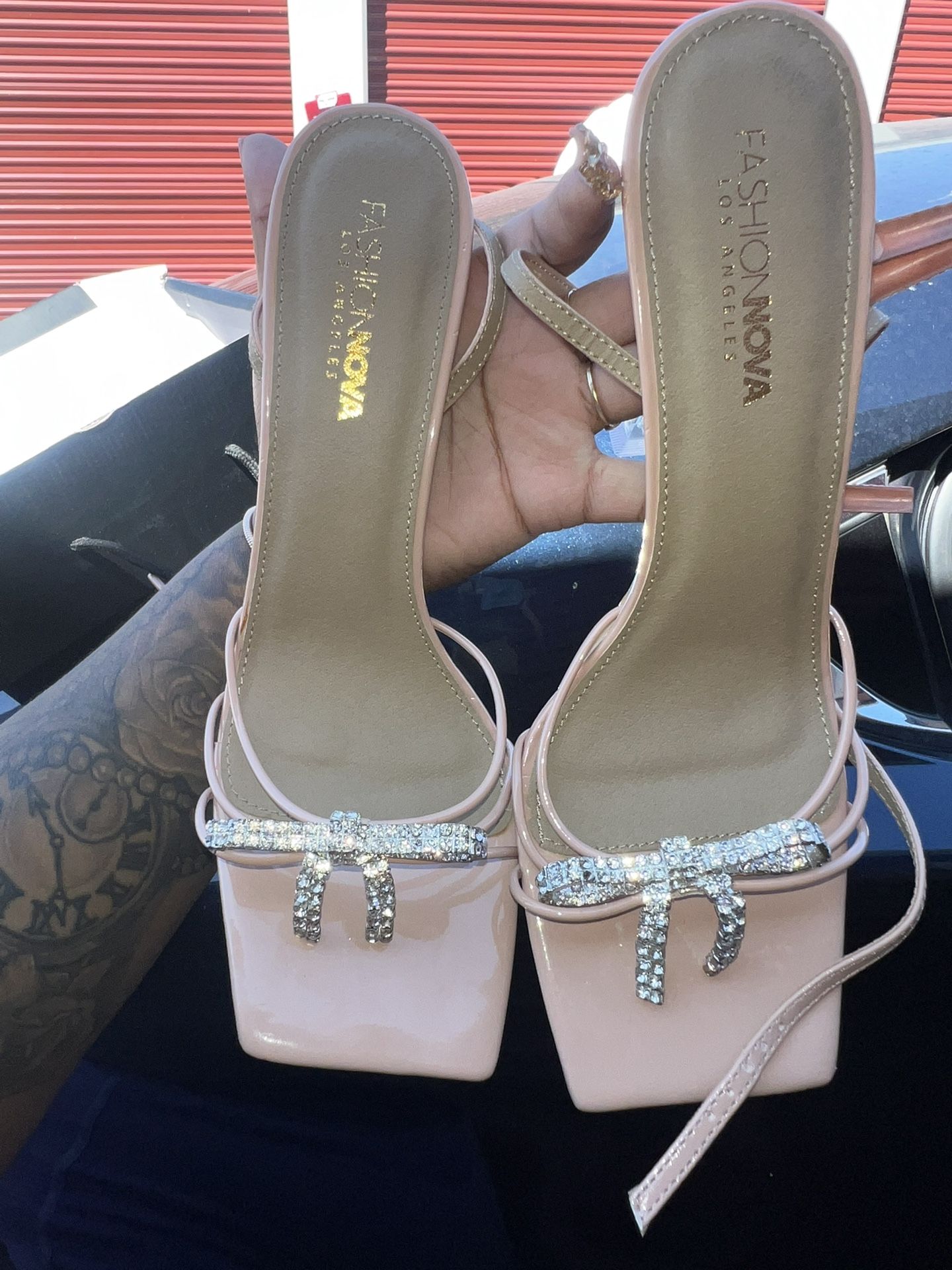 Nude Heels Size 10