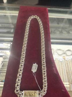 Sterling silver necklace 179.7 grams 30 Long layway available 10% Dwon if you interested please make sure you ask for Maribel thank you