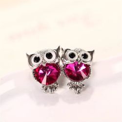 Adorable Owl Stud Earrings