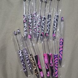 Lot of 15pcs Printed Beadable Pens