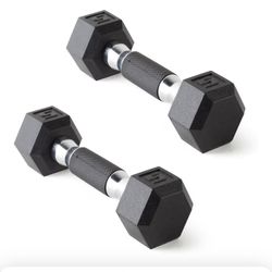 CAP Barbell Coated Dumbbell Weight |  Set of 2 