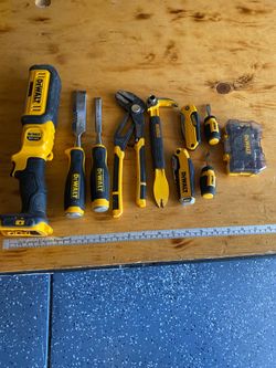 DeWalt tools and box