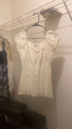 White Lace Mini top