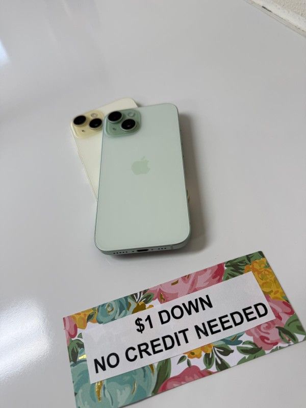 Apple IPhone 15 5G - Only $1 Today Pay The Rest Later!