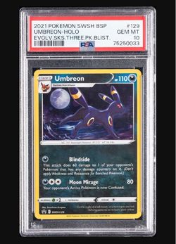 PSA 10 Umbreon Holo SWSH129 Pokemon Card